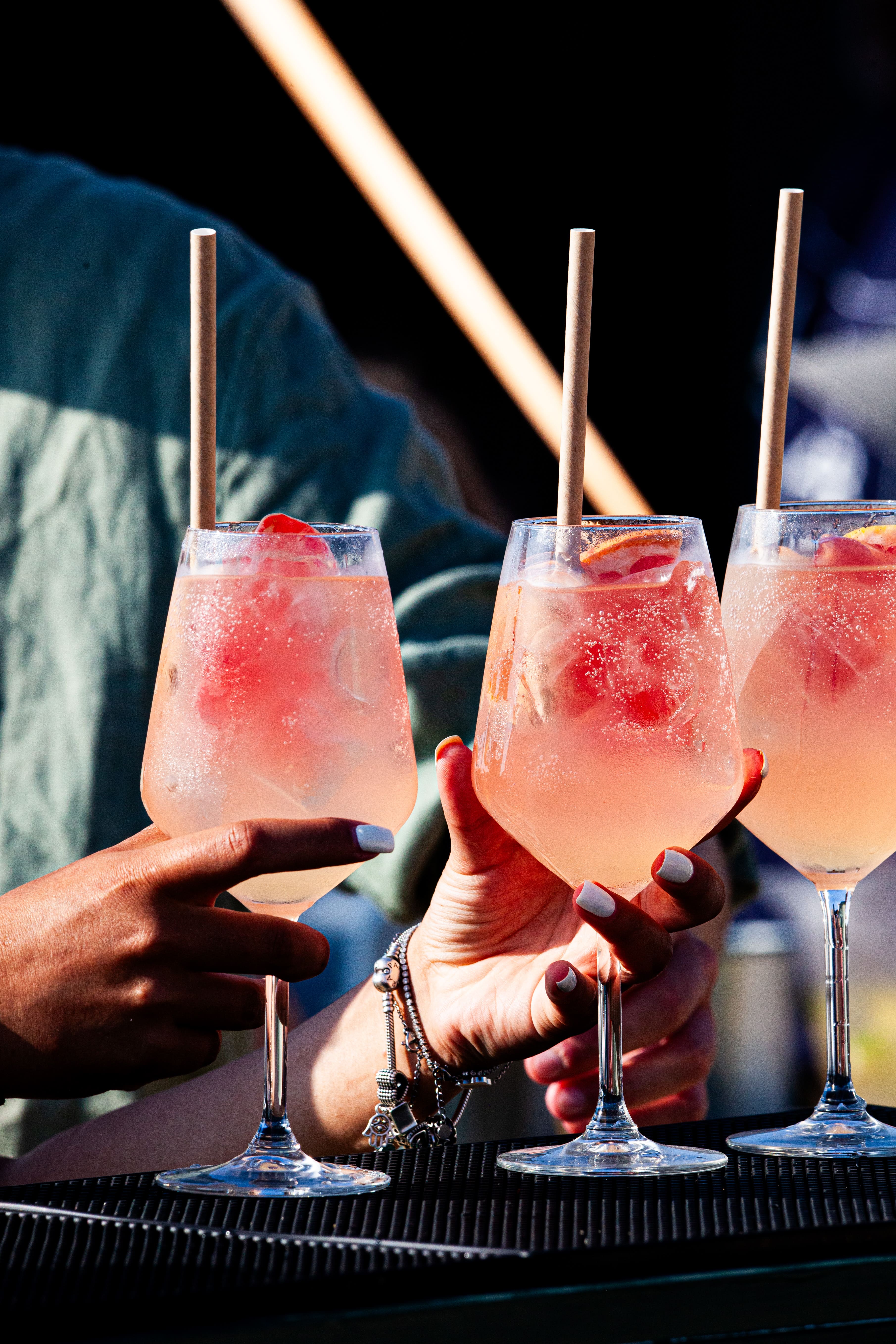 Cocktails Rose 