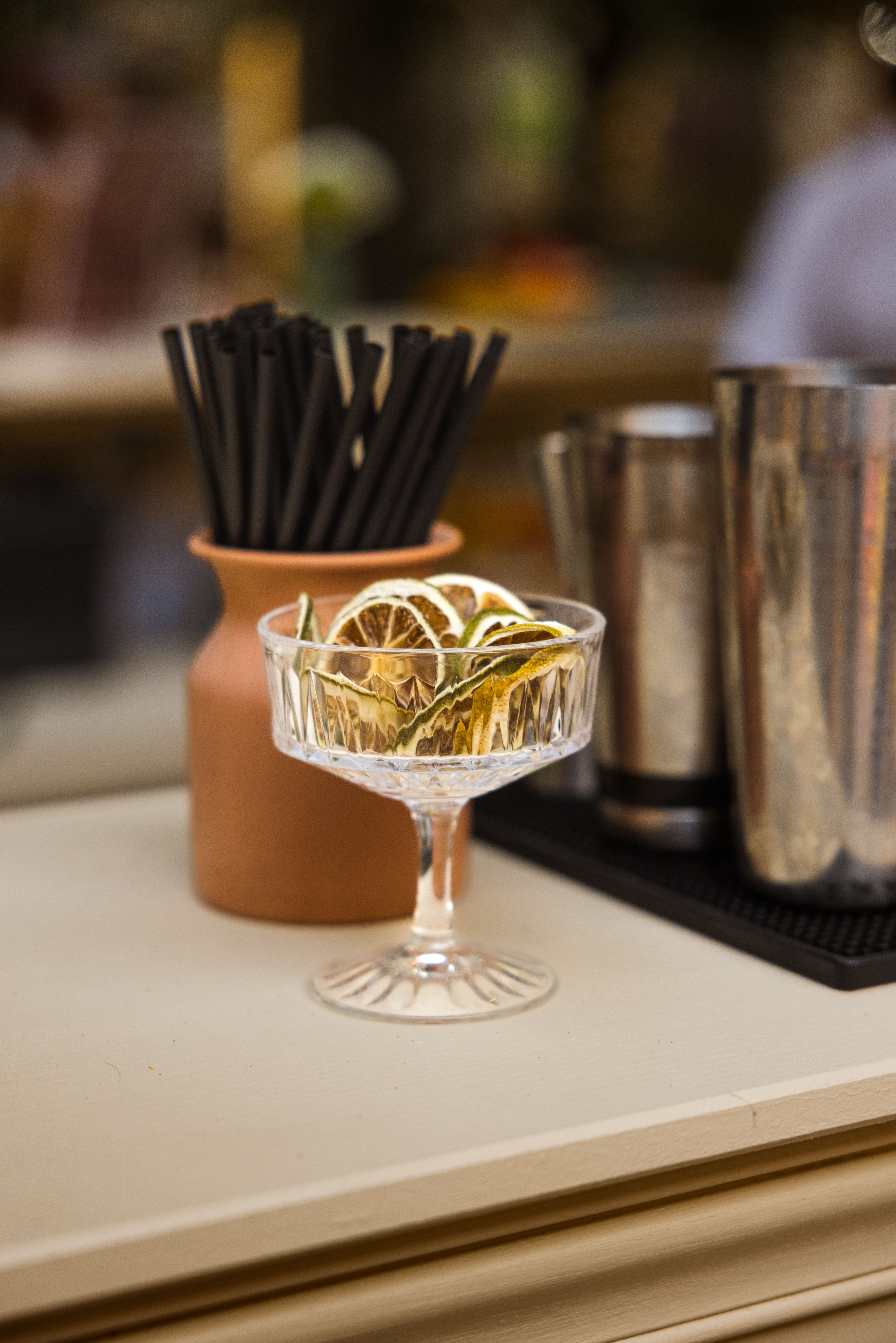 Décoration Verre et Citron 