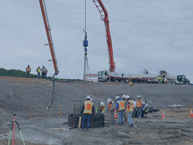 First Nuclear Concrete