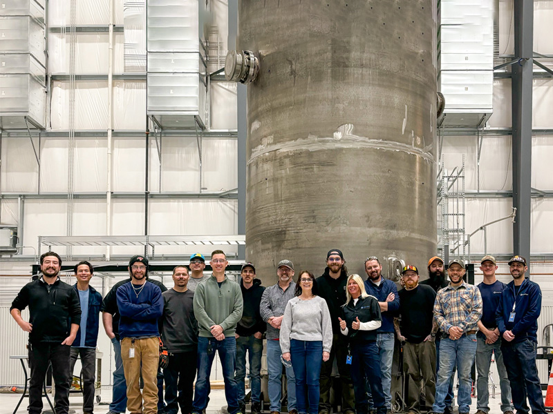 Kairos Power Completes Fabrication and Installation of First Internally Produced Reactor Vessel for Engineering Test Unit