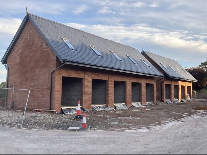 image of courier in uniform for a courier & delivery service