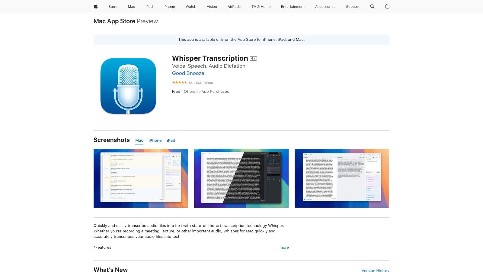MacWhisper (Whisper Transcription App)