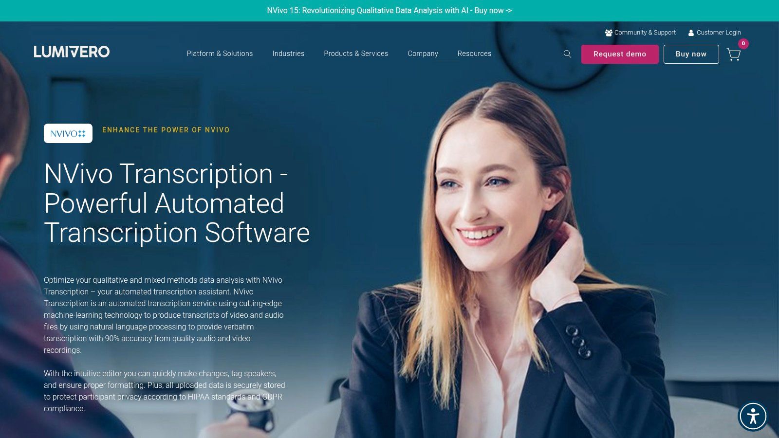 NVivo Transcription (Lumivero)