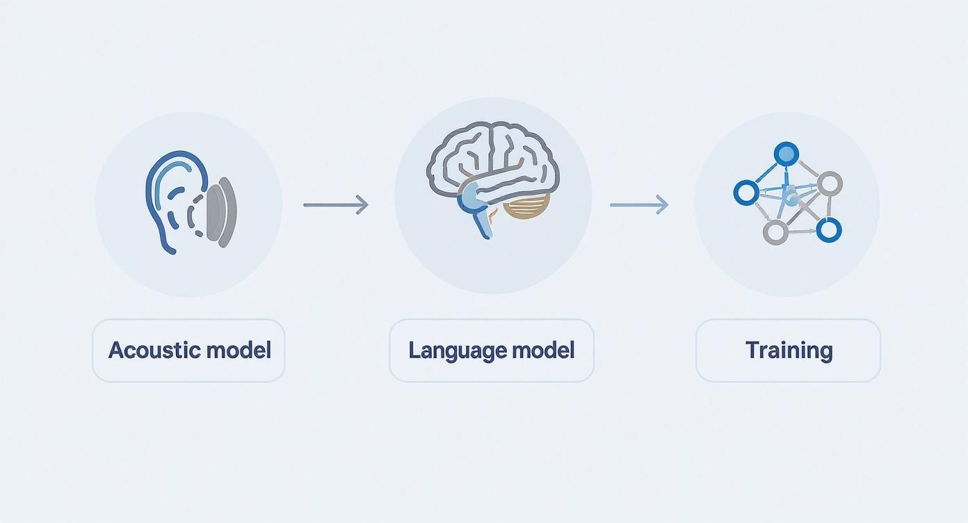 Infographic about speech to text ai