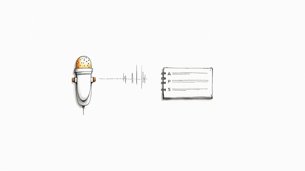 A chart showing the projected growth of the speech-to-text API market.
