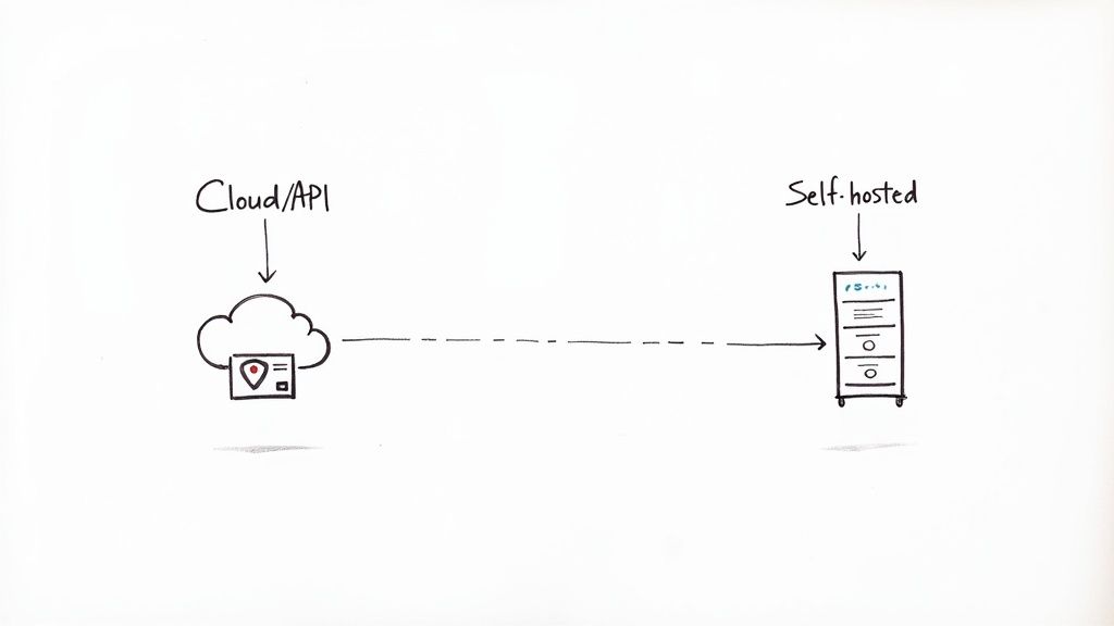 A person working on a laptop with code on the screen, representing using Whisper AI