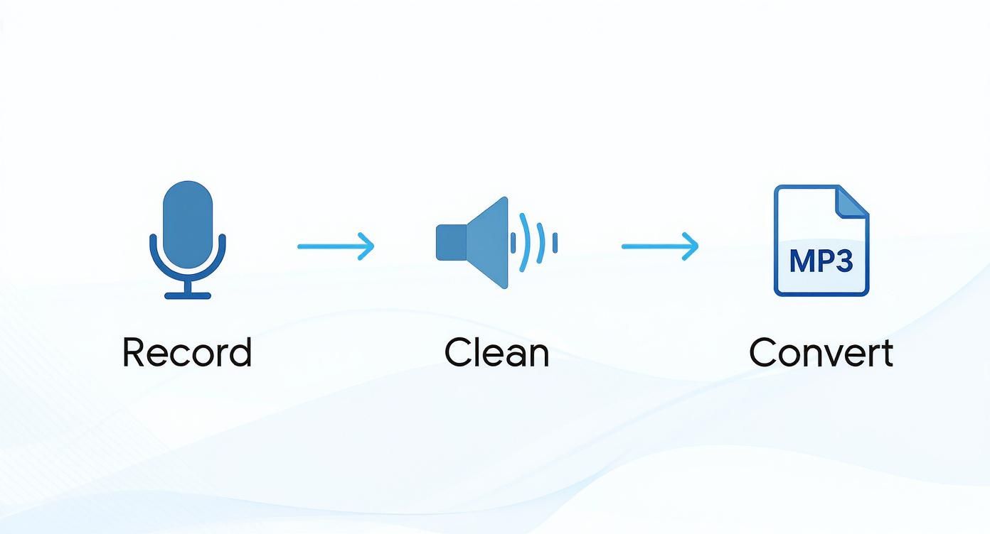 Infographic about transcribe voice memos