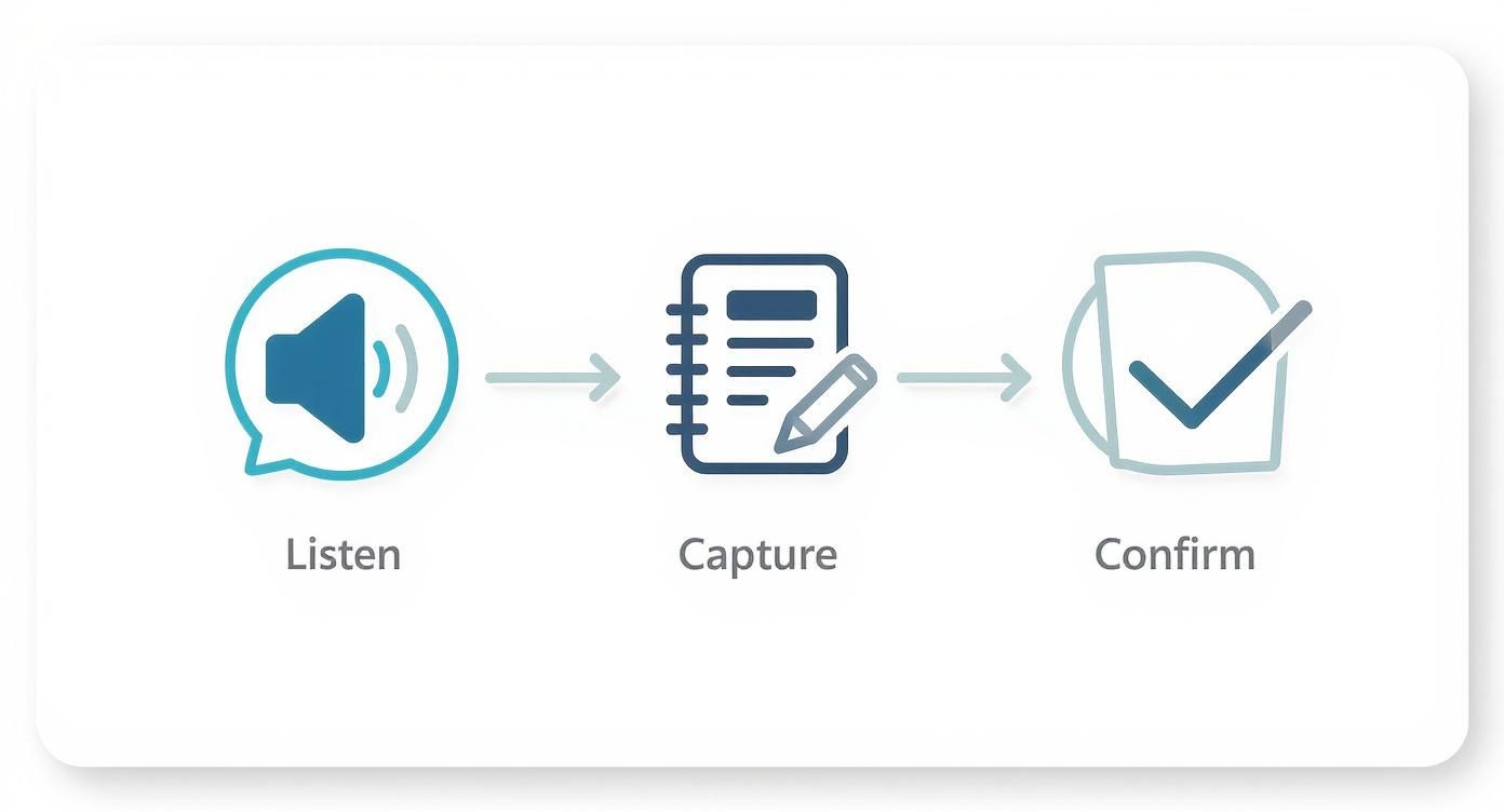 Infographic about action items on meeting minutes