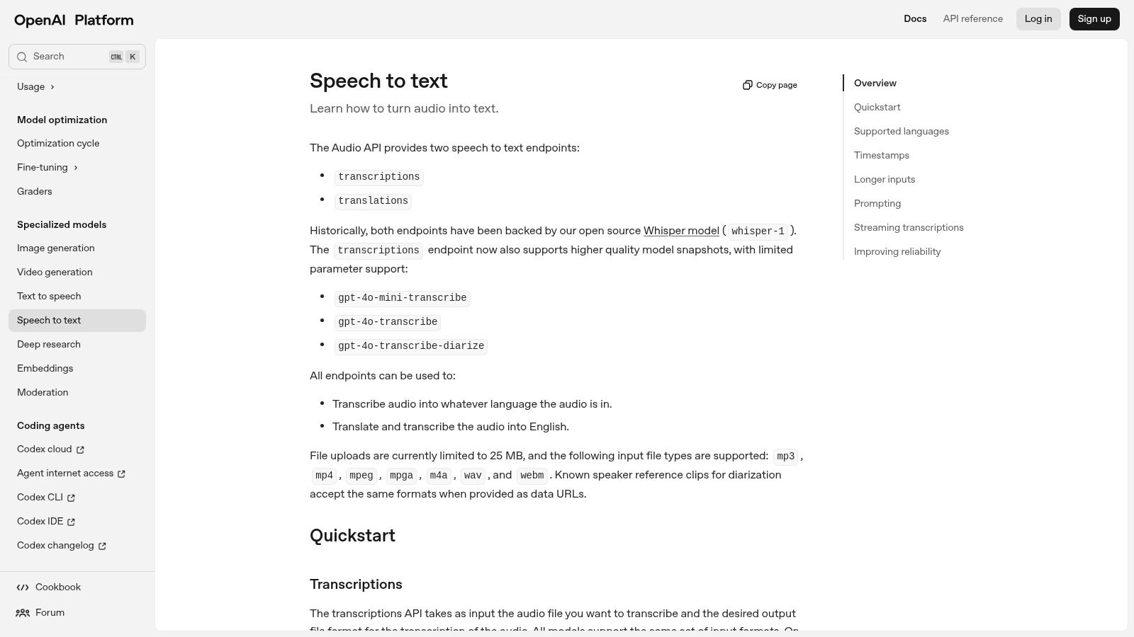 OpenAI Whisper (API)