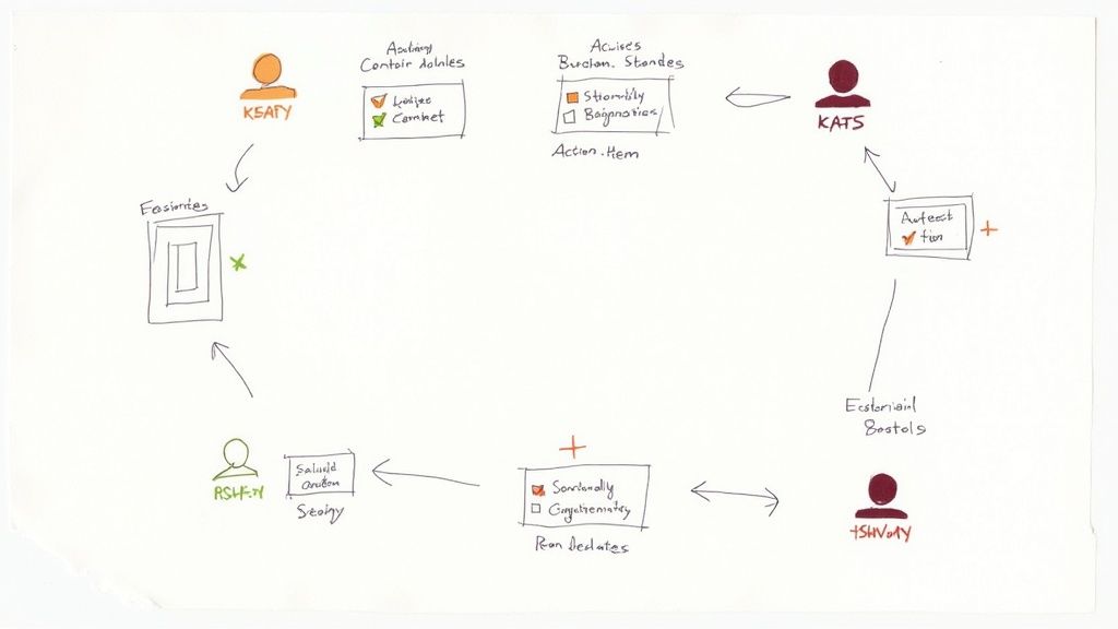 Your Practical Guide to Using a Meeting Action Items Template