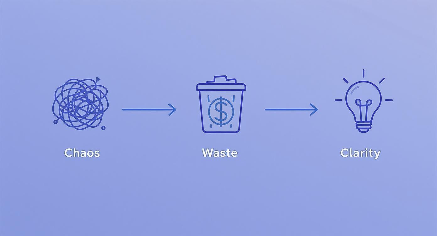 Инфографика о том, как организовать заметки к встречам