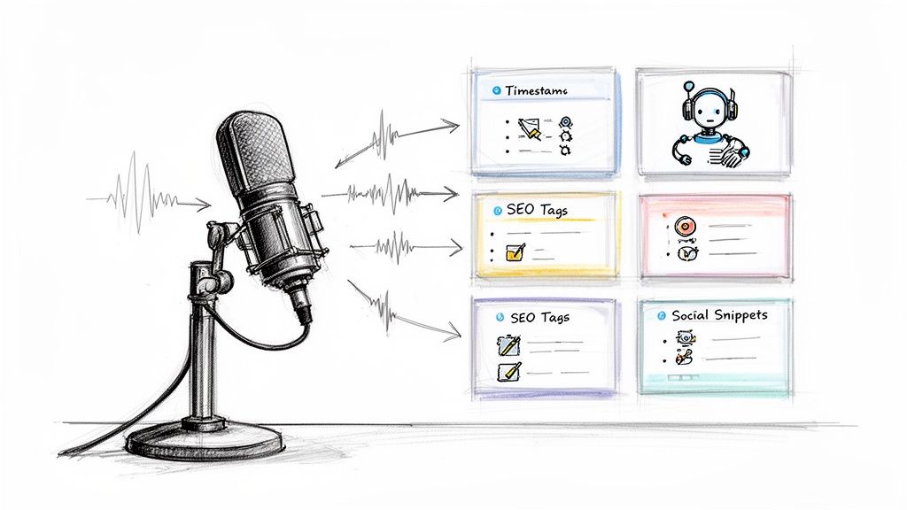 The 12 Best Podcast Show Notes Template Resources (Free & AI-Powered) for 2026