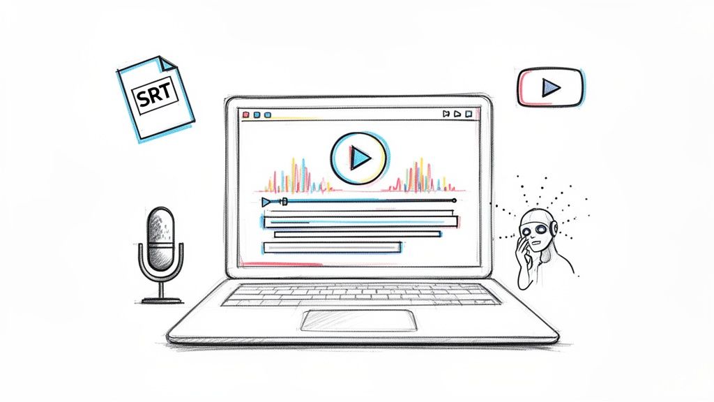 Your Guide to a YouTube Video Caption Generator