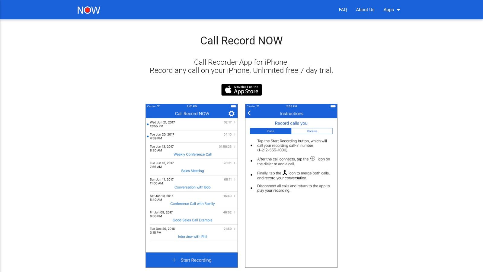 Call Record NOW