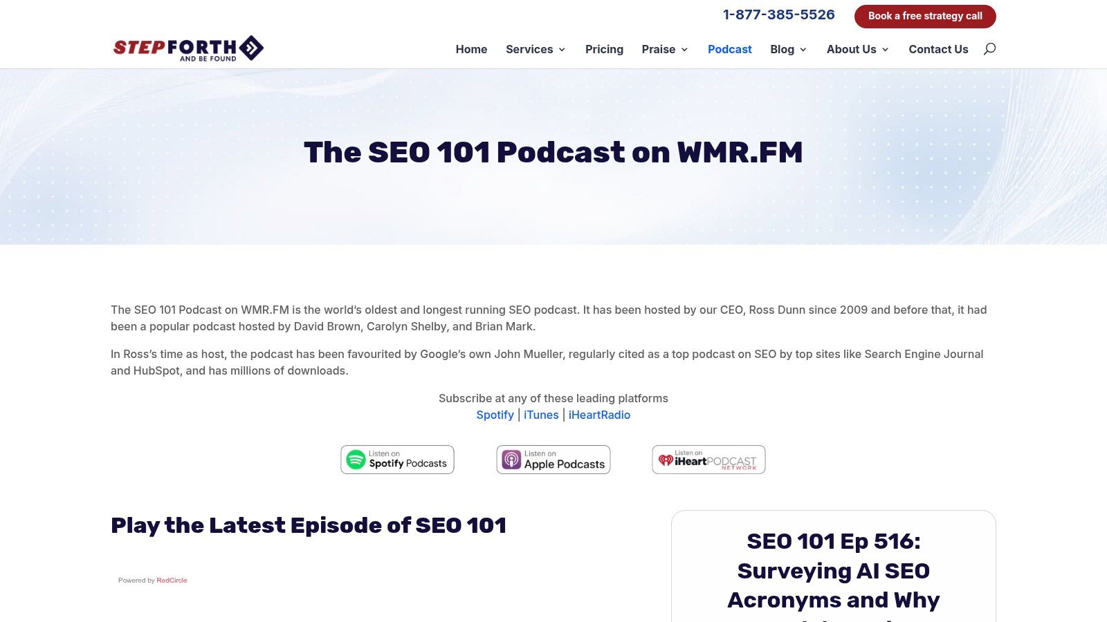 SEO 101 (WMR.FM / StepForth)