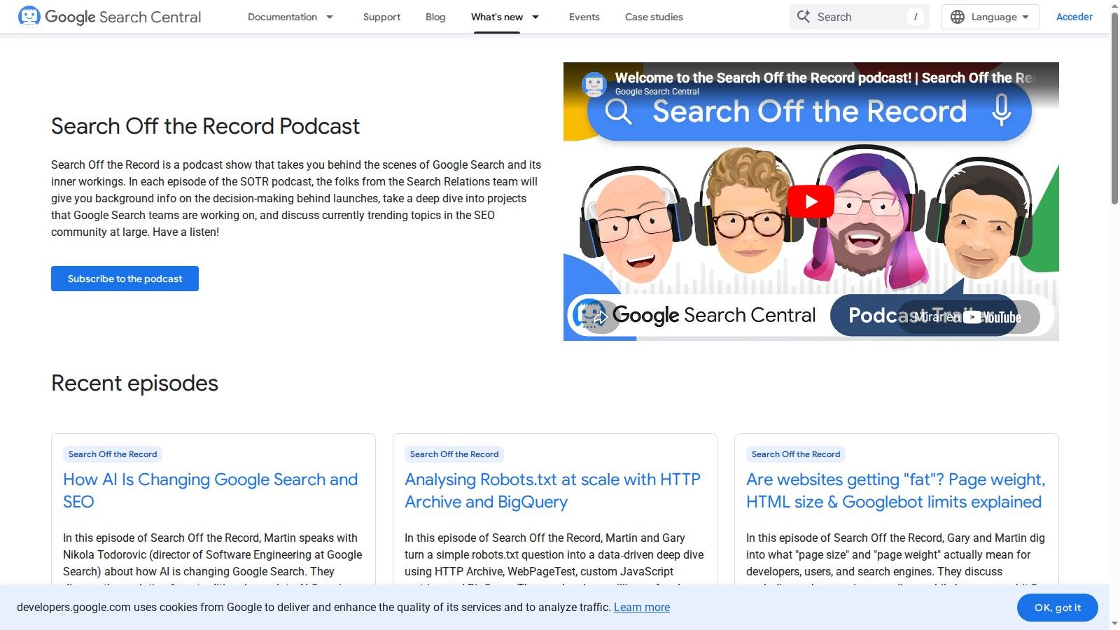 Search Off the Record (Google Search Relations)