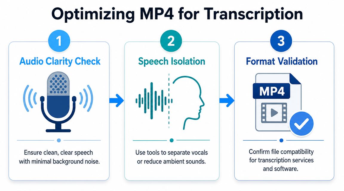 Preparing Your MP4 for Flawless Transcription