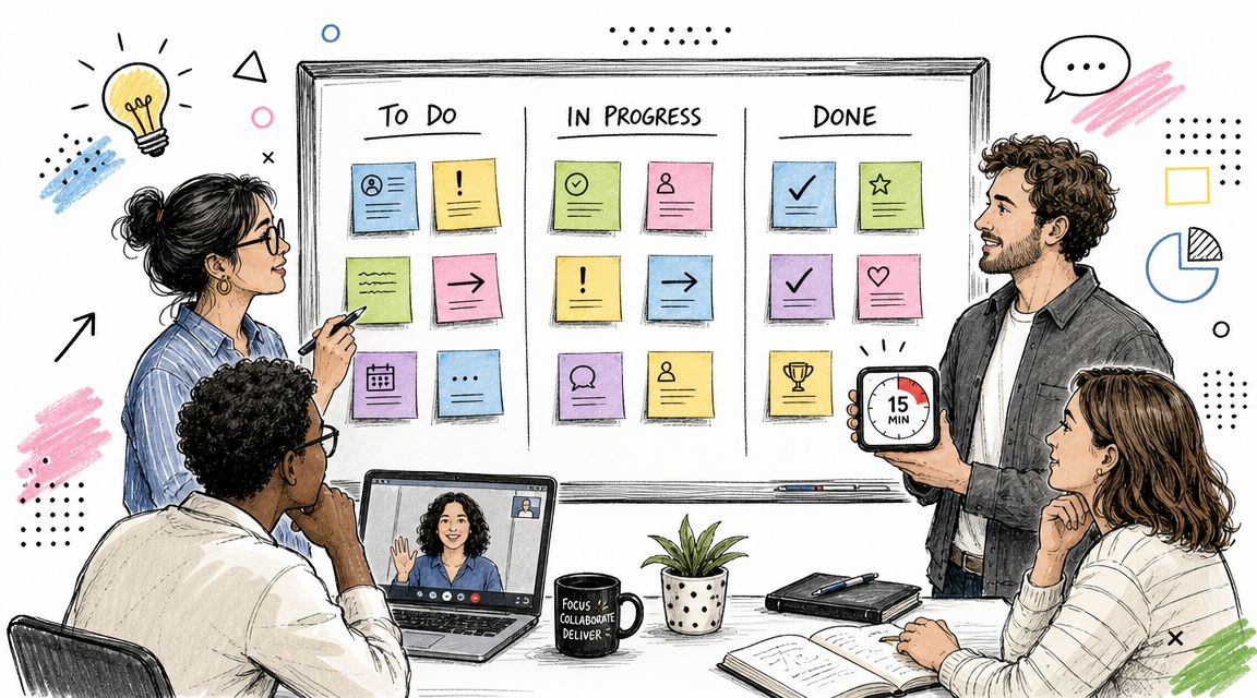Agenda for Stand Up Meetings: A 15-Minute Blueprint