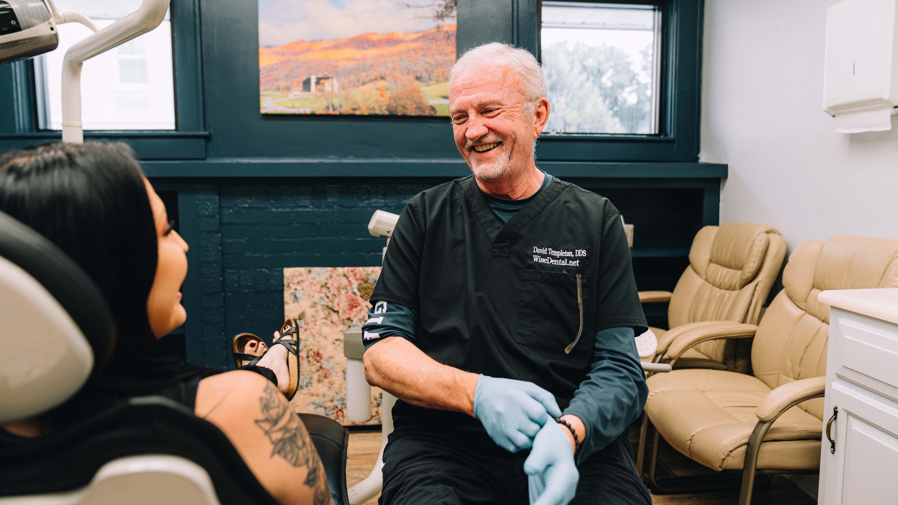 image of patient consultation (for a dental office)