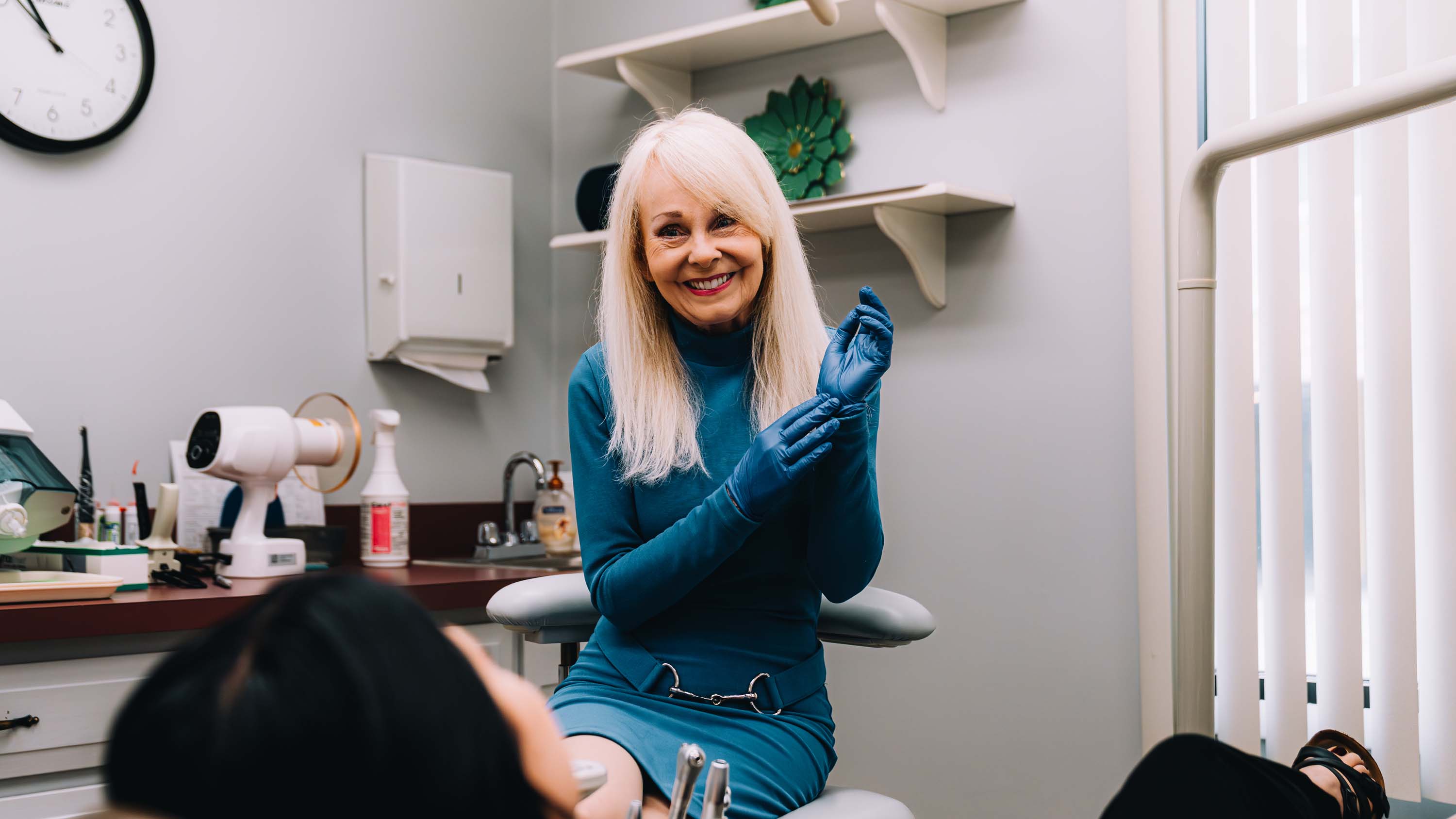image of the clinic reception area (for a veterinary clinic)