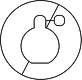 Icon of a perfume bottle representing synthetic fragrance-free product.