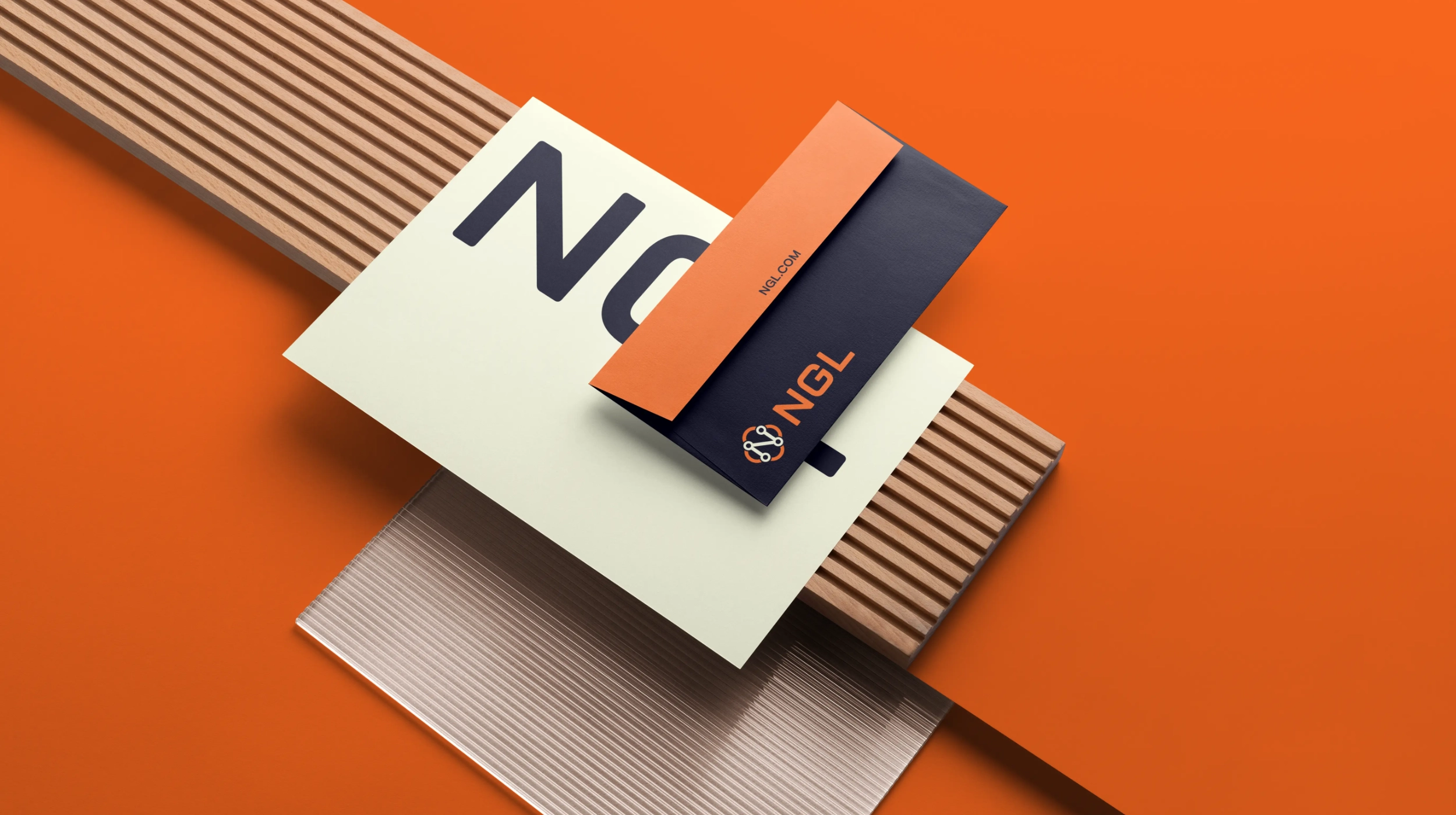 Visual previews of Amplyne’s case studies showcasing brand systems, identity design, and execution work for clients across logistics, energy, and education.