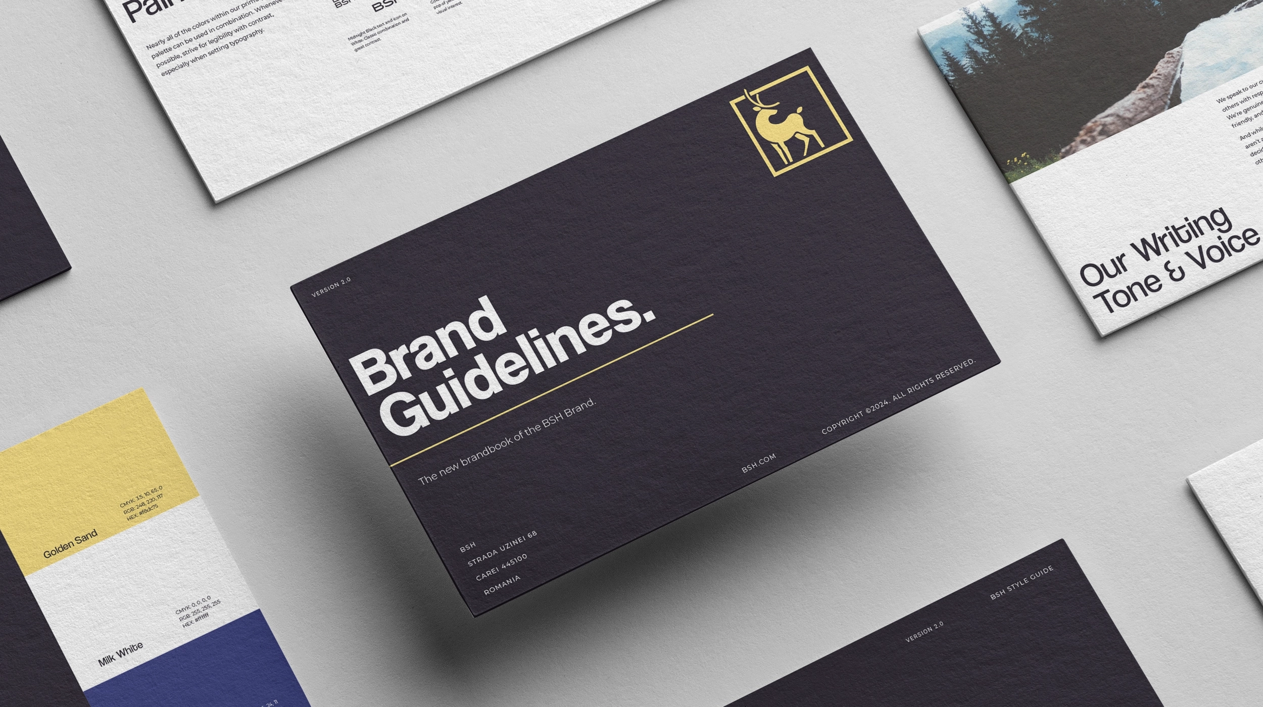 Visual previews of Amplyne’s case studies showcasing brand systems, identity design, and execution work for clients across logistics, energy, and education.