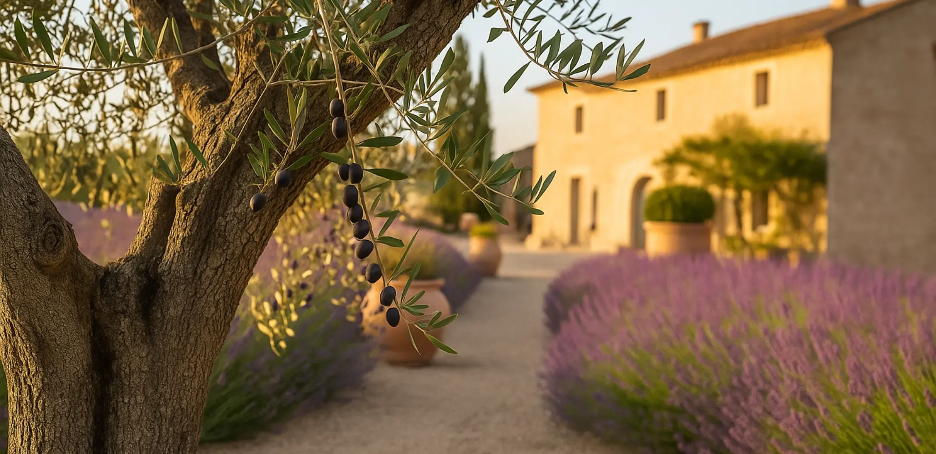Le Domaine de la Vivande en Provence vue d'extérieur