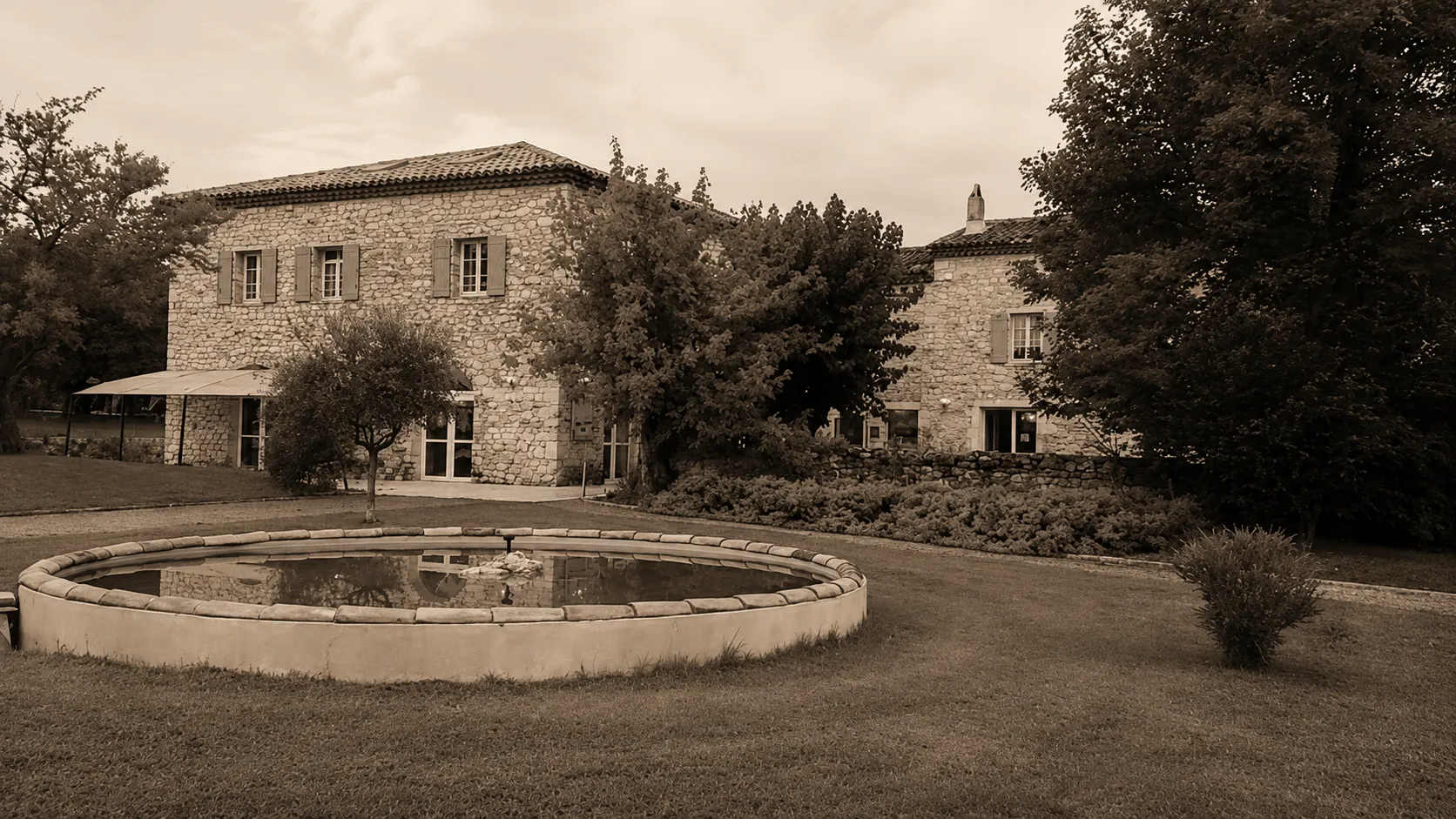 Photo of the Domaine de la Vivande in 1900