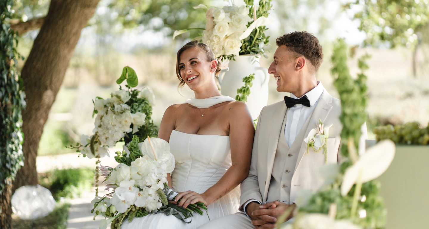 Cérémonie de mariage en plein air au Domaine de la Vivande