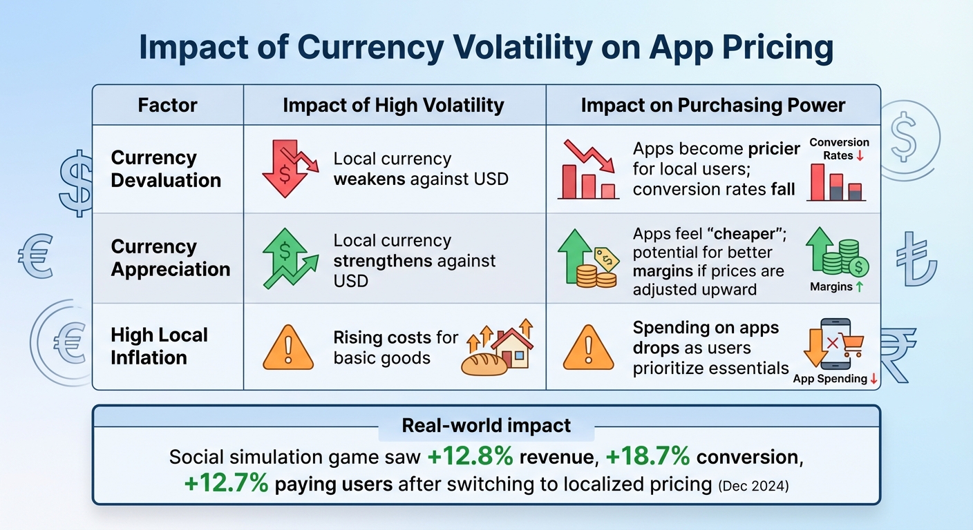 How Currency Volatility Impacts App Pricing and Revenue