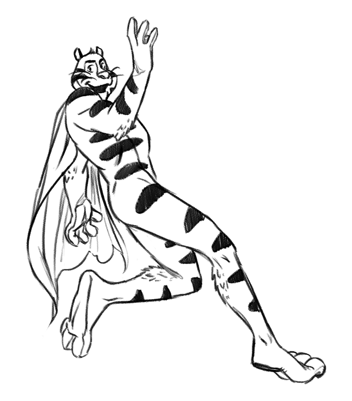 Illustration of Tony the Tiger by Paul Zagorsky