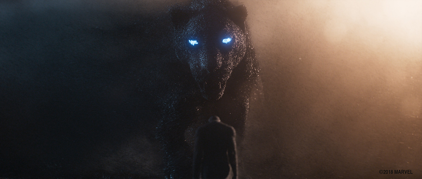 Black Panther opening prologue scene.