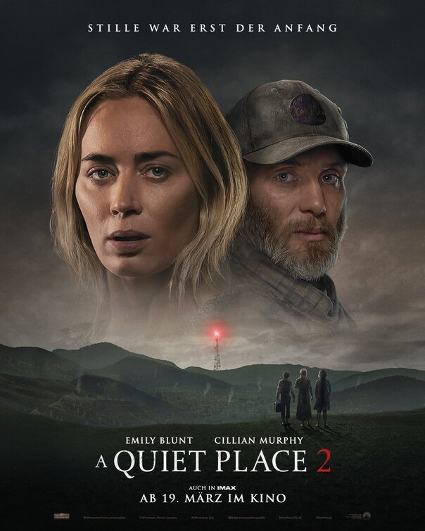 "A Quiet Place Part II" key art film marketing poster design and art direction.