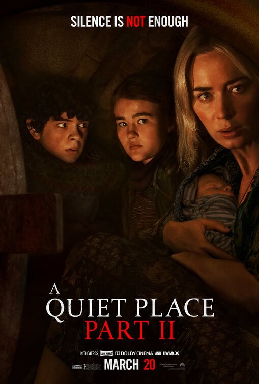 "A Quiet Place Part II" key art film marketing poster design and art direction.