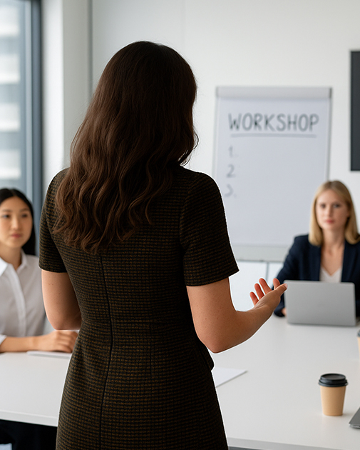 Lily Eid business workshop