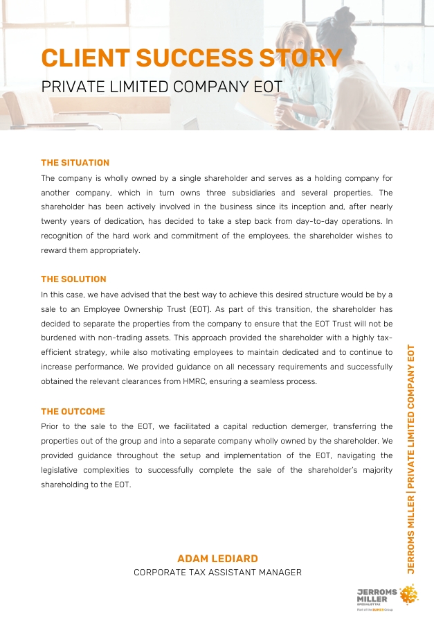 Private Limited Company EOT