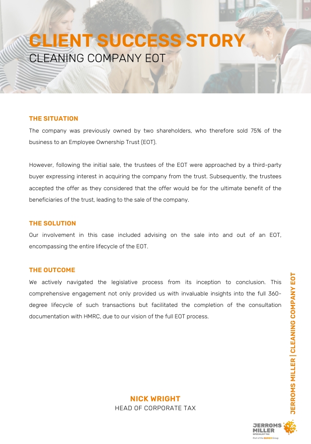 Cleaning Company EOT