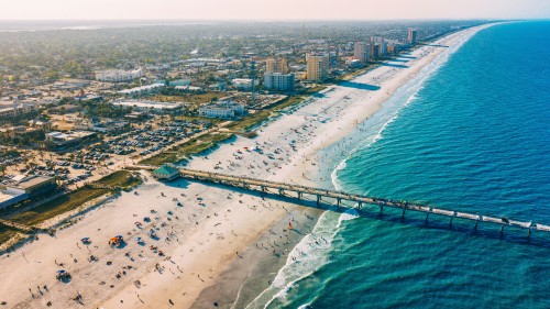 Image of Jacksonville beach where ASAP Engineer performs services.
