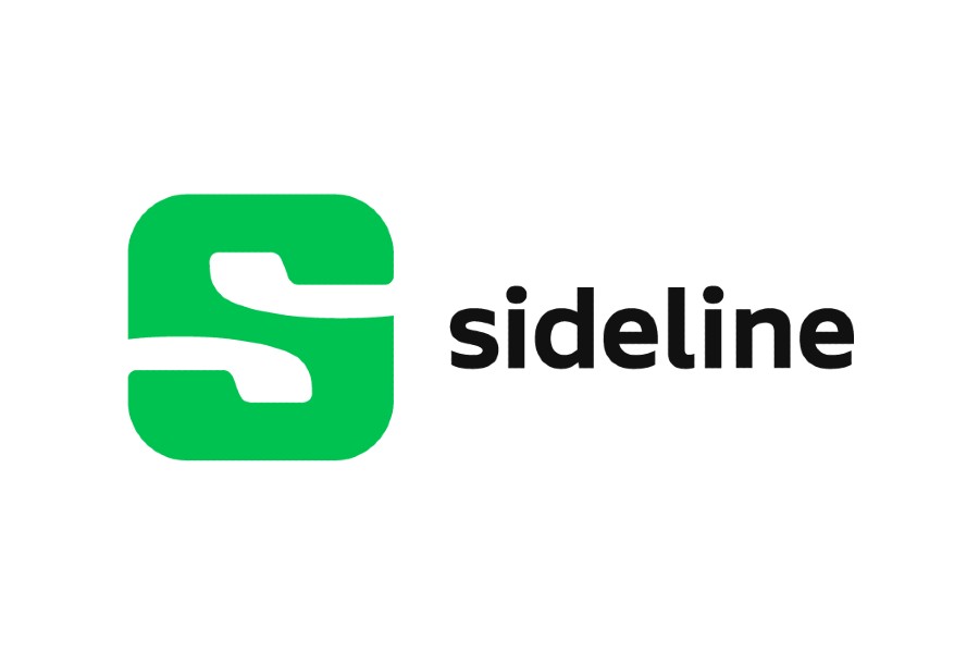 A green s on a white background.