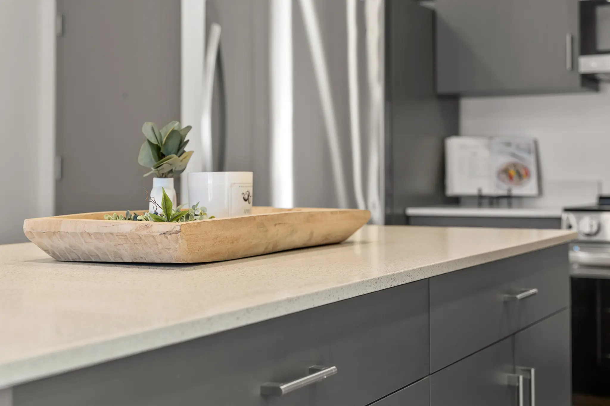 Spacious and modern apartment kithcen at Ascesa Court in St. George, UT.