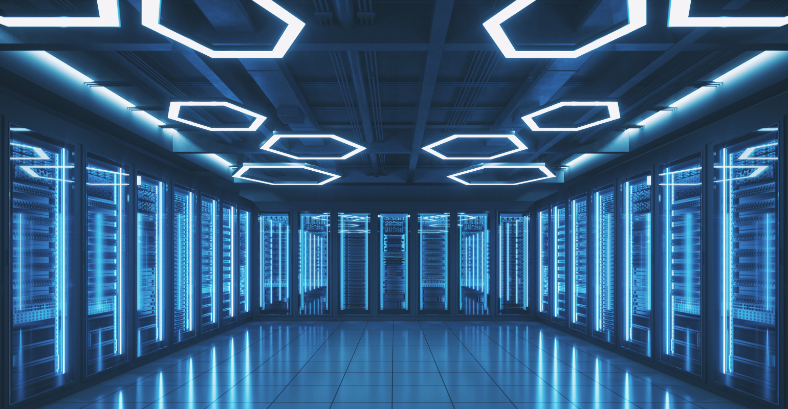 Starfish blog image showing a futuristic data center