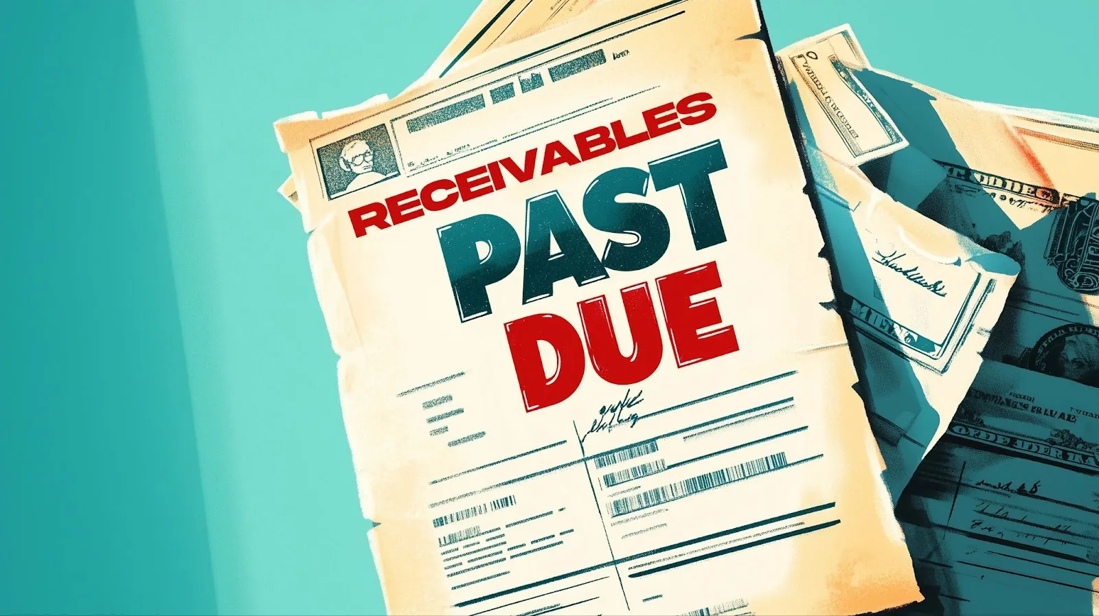 Picture of a past due invoice