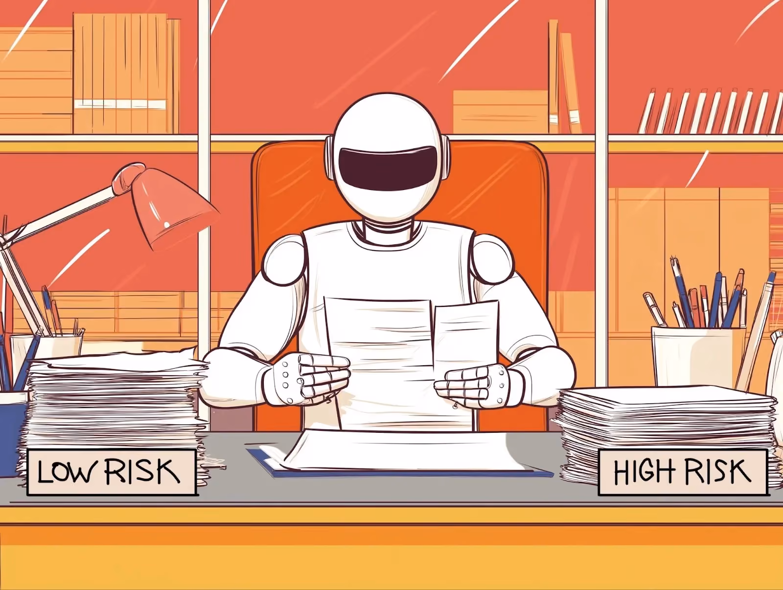 Low risk and high risk paper