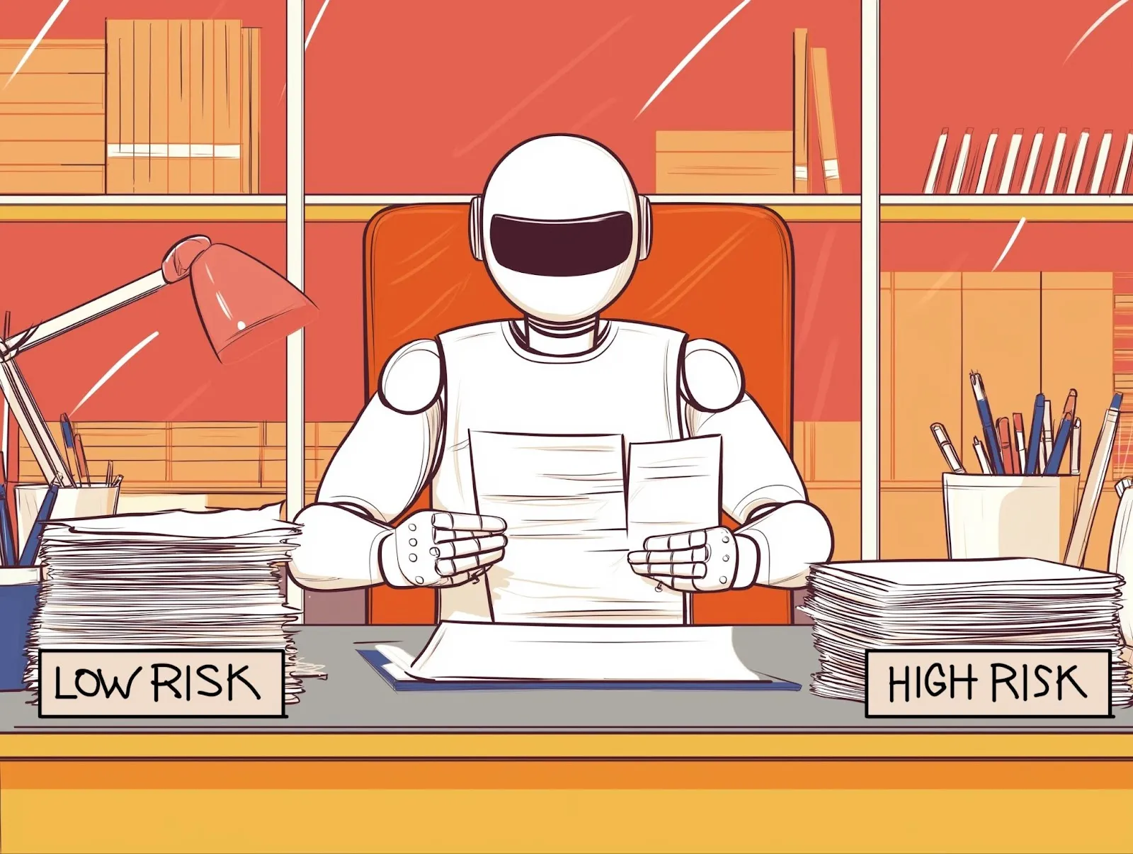 Low risk and high risk paper