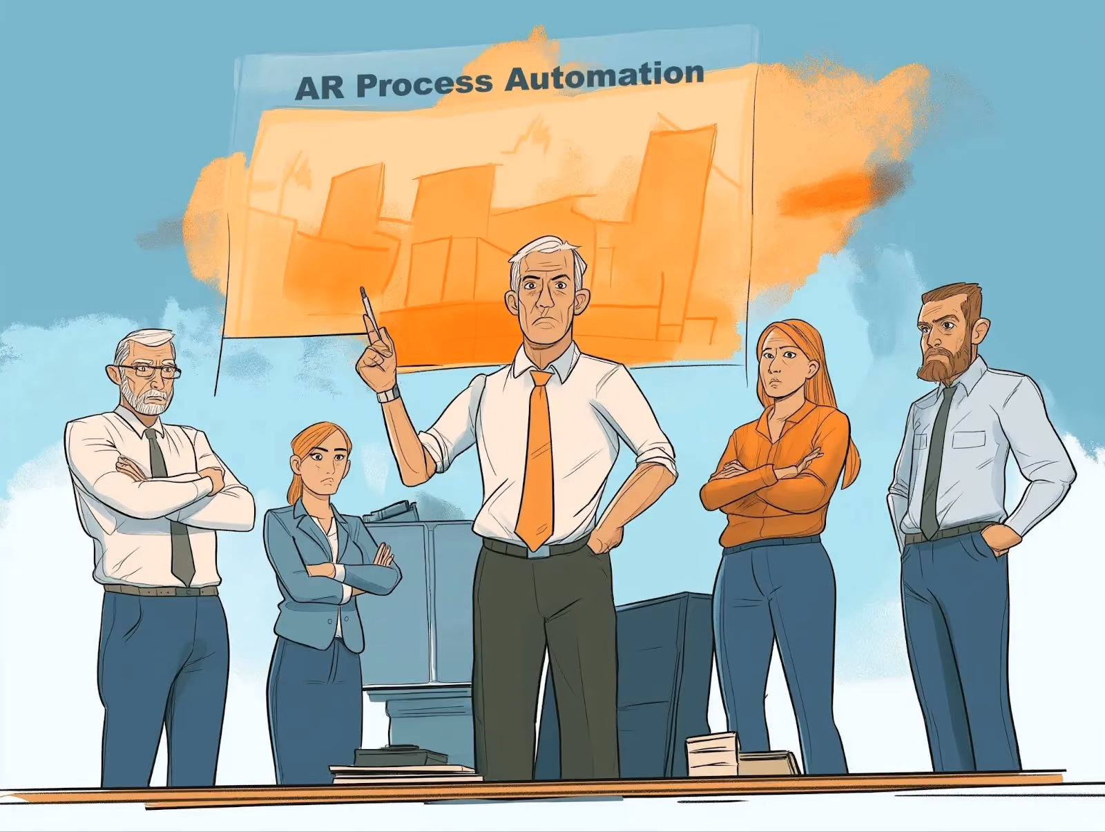 People talking about AR process automation