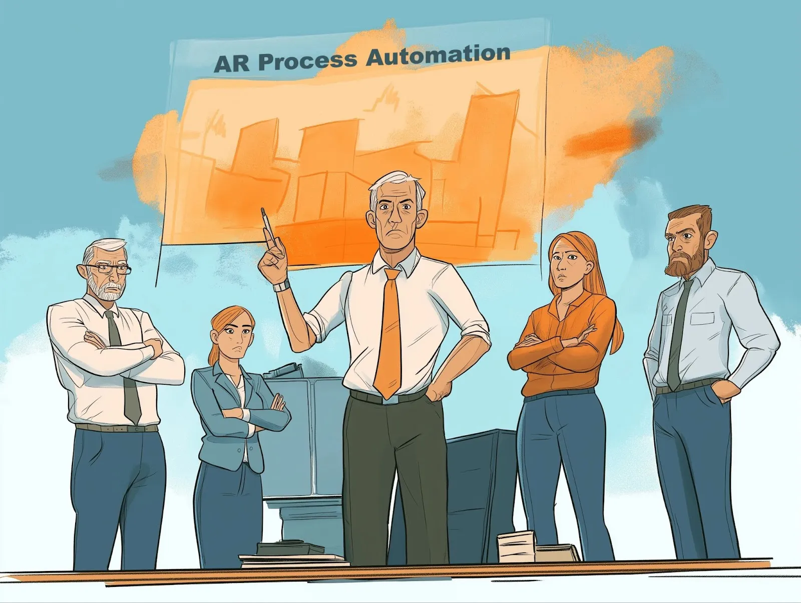 People talking about AR process automation
