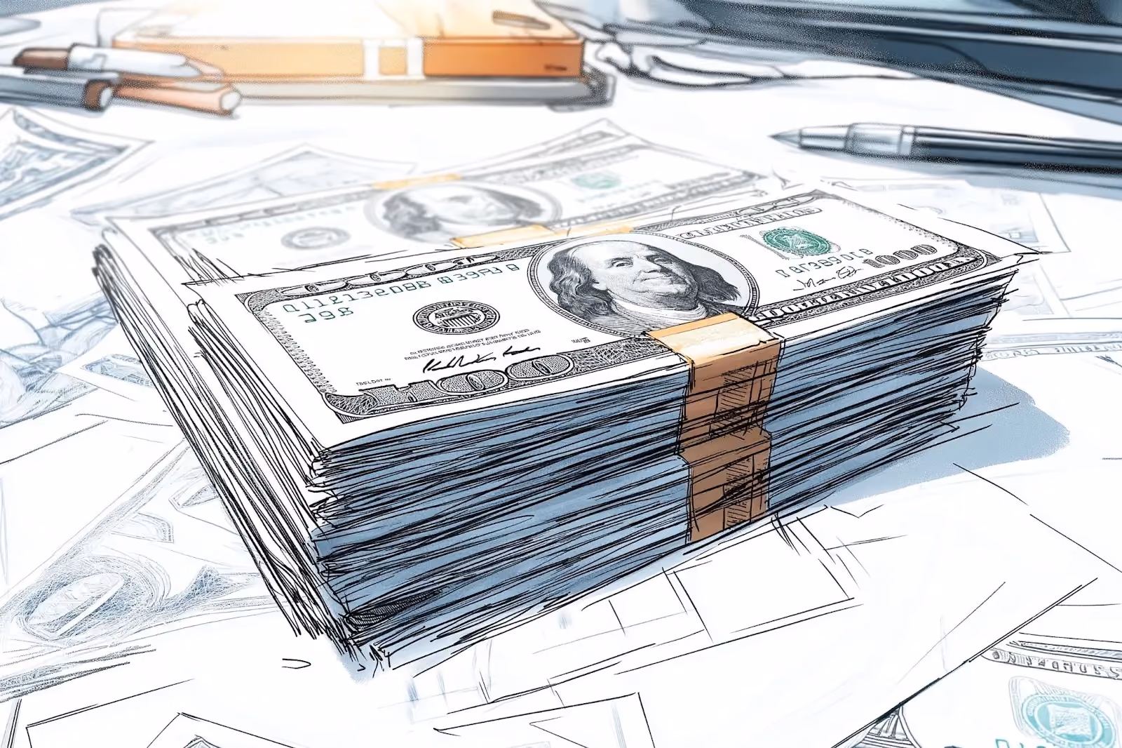 Picture of money