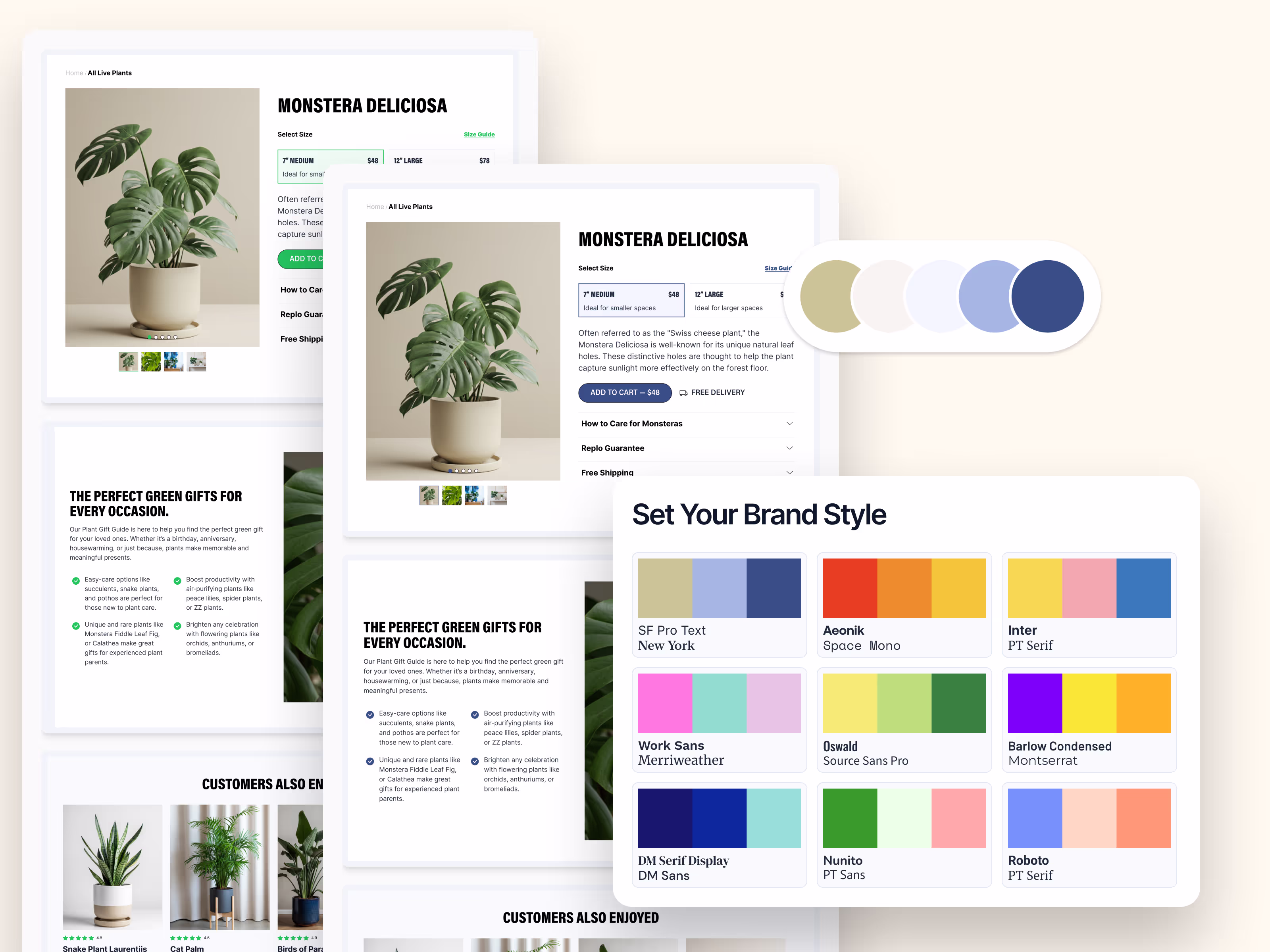 A Shopify landing page builder allows ecommerce brands to customize product pages with brand colors, fonts, and design elements.