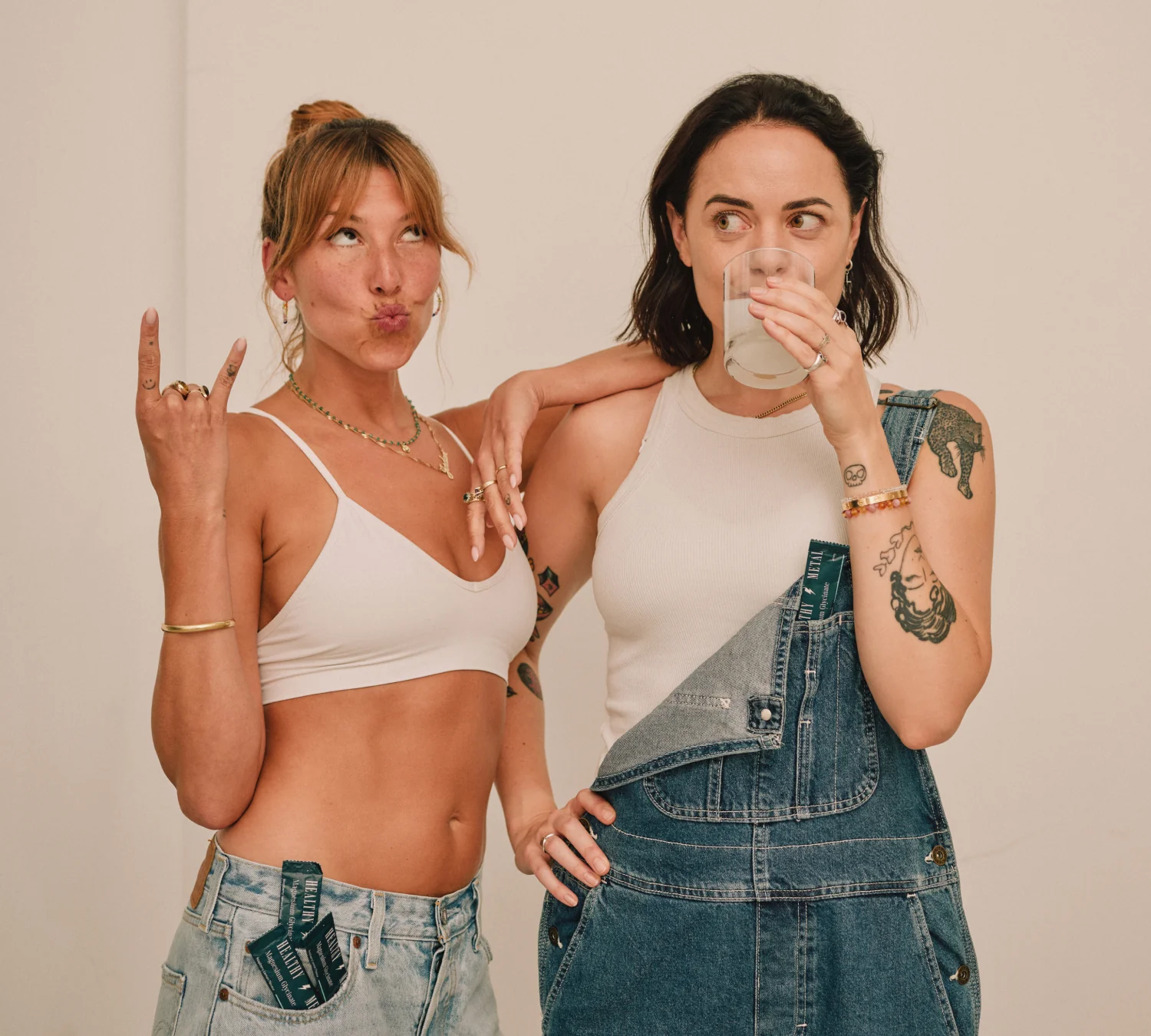 Healthy Metal Model Image Drinking Product